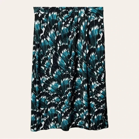 Women’s WHITE HOUSE BLACK MARKET MINI DRESS XXS TEAL WHITE BLACK 3/4 SLEEVE - Picture 4 of 9